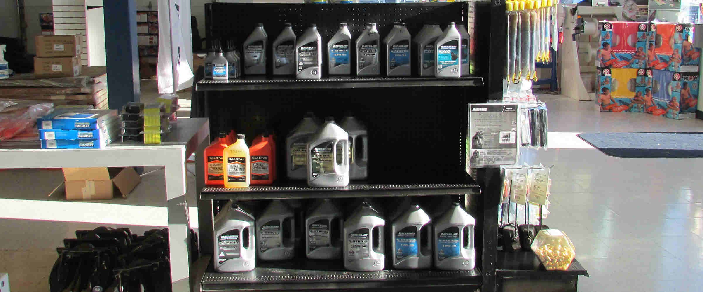 <p>VARIETY OF OIL AND LUBRICANTS</p>
